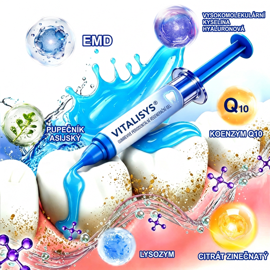 🇨🇿 VITALISYS®🦷 𝑮𝒖𝒎𝑹𝒆𝒗𝒊𝒗𝒆 Parodontální regenerační gel🍇