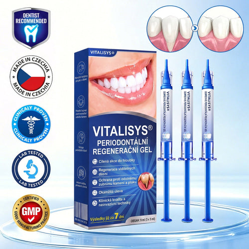 🇨🇿 VITALISYS®🦷 𝑮𝒖𝒎𝑹𝒆𝒗𝒊𝒗𝒆 Parodontální regenerační gel🍇