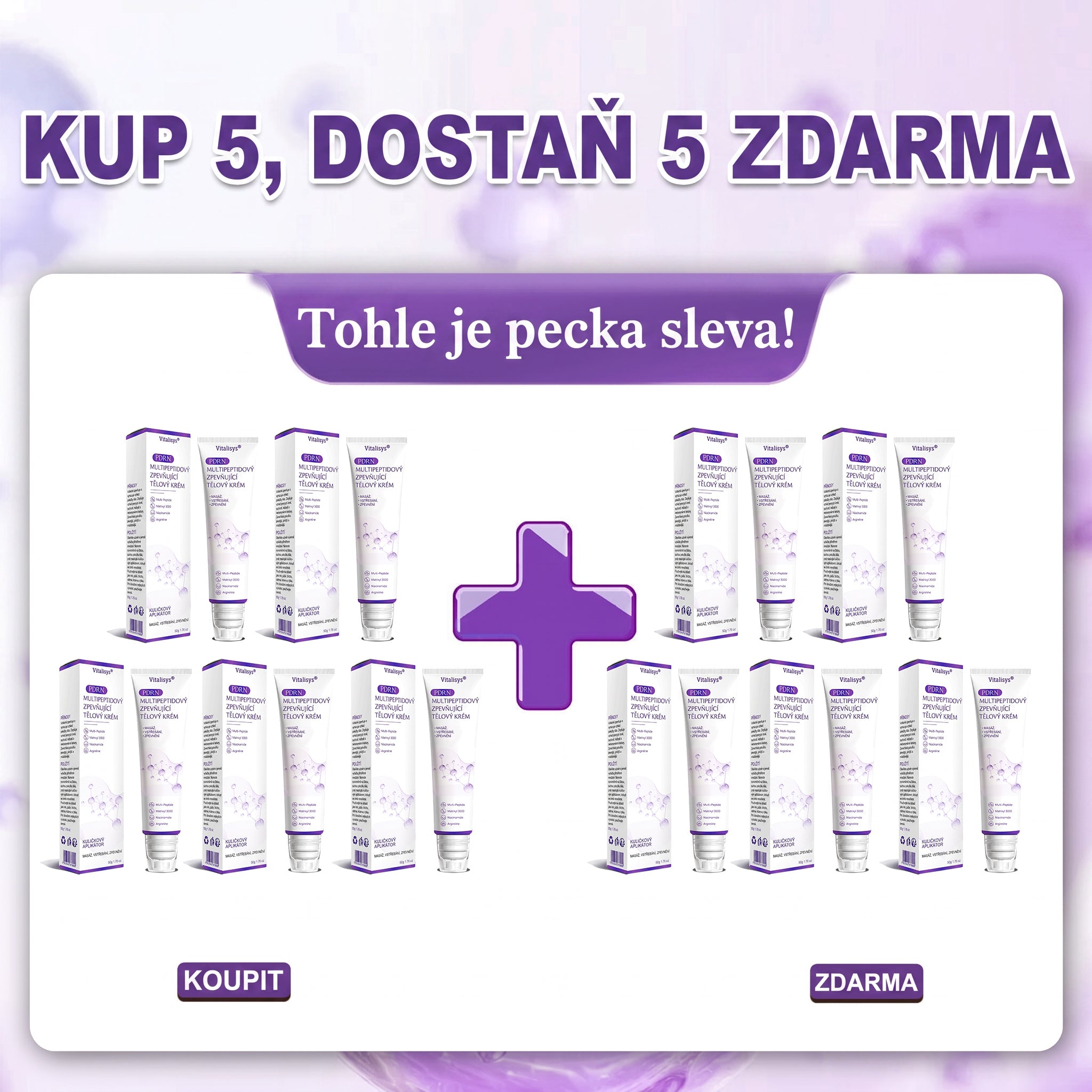 10 krabic — Kupte 5, 5 zdarma