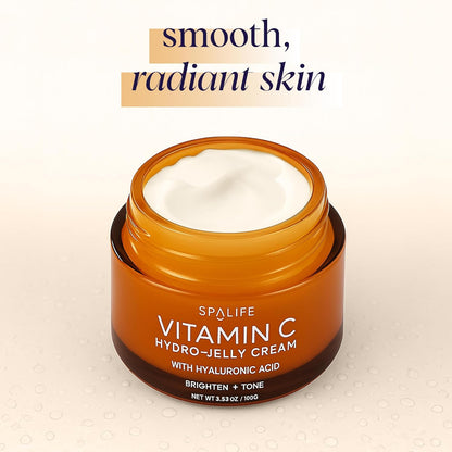 SpaLife Beauty hydratační hydro-želé pleťový krém s vitamínem C a kyselinou hyaluronovou