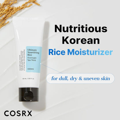 COSRX Ultimate Nourishing Rice Overnight Spa Mask – intenzivně vyživující noční rýžová maska
