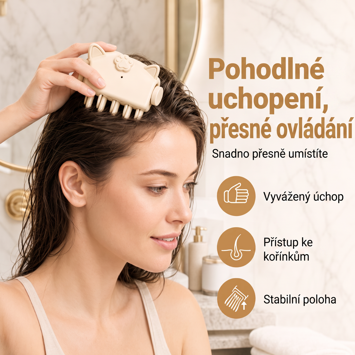 🔥🔥 Přes 48 tis. prodaných kusů 💇 Bezdrátový vyhřívaný skřipec pro zvětšení objemu u kořínků, přenosný stylingový nástroj na cesty pro jemné a zplihlé vlasy