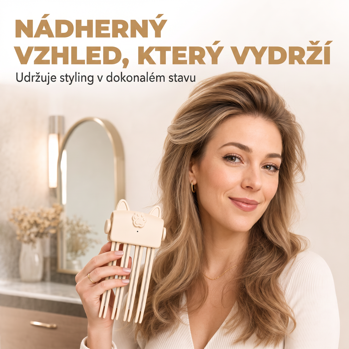 🔥🔥 Přes 48 tis. prodaných kusů 💇 Bezdrátový vyhřívaný skřipec pro zvětšení objemu u kořínků, přenosný stylingový nástroj na cesty pro jemné a zplihlé vlasy